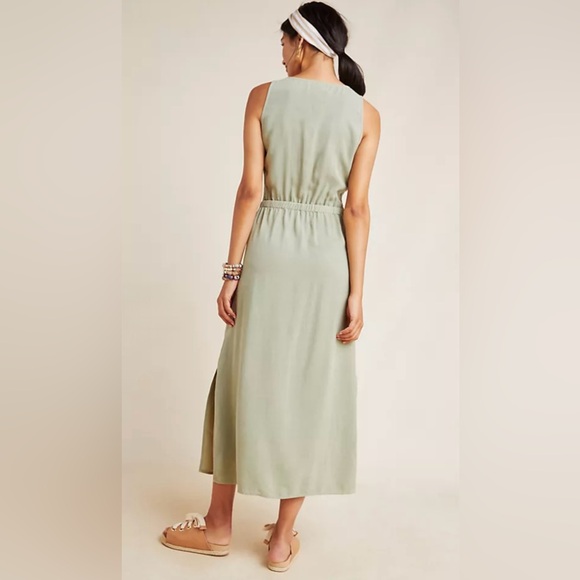 CLOTH & STONE Matcha Green Maxi Dress - Picture 3 of 10